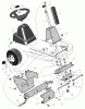 Murray 309005x10A - B&S/ 30" Mid-Engine Riders (2001) (Western Auto) Ersatzteile Steering