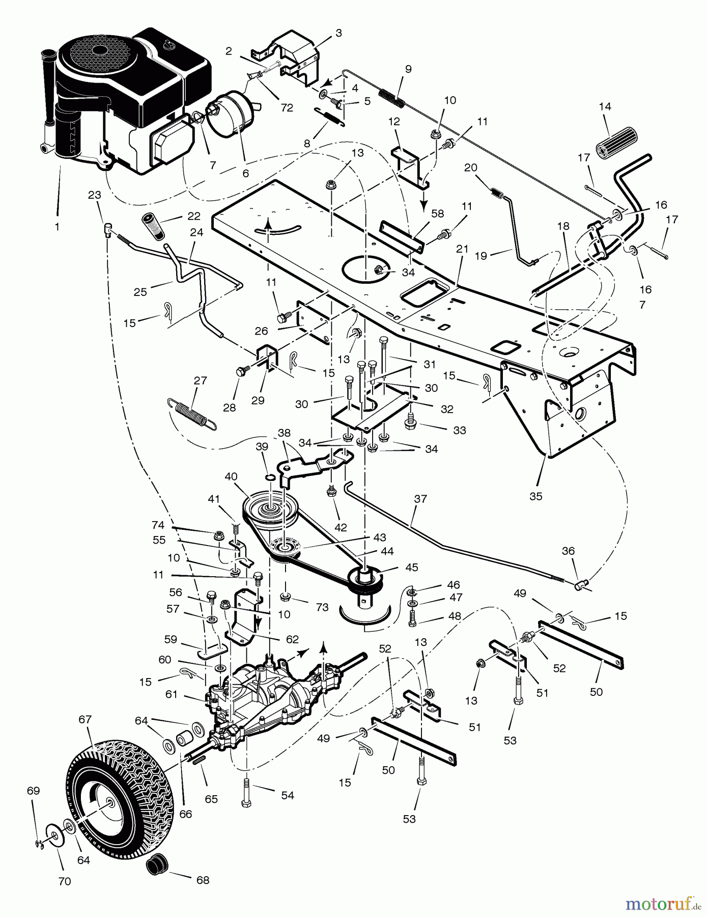 Murray Reitermäher 309008x99A - B&S/Murray 30