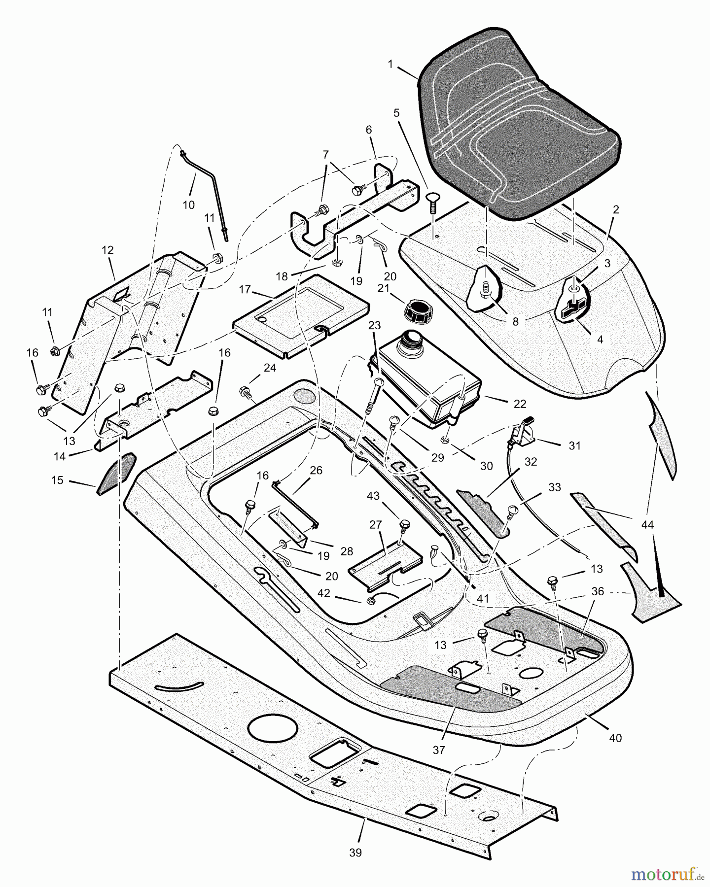  Murray Reitermäher 309029x92NA - B&S/Murray 30