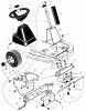 Murray 309029x92NA - B&S/ 30" Rear Engine Rider (2003) (Walmart) Ersatzteile Steering