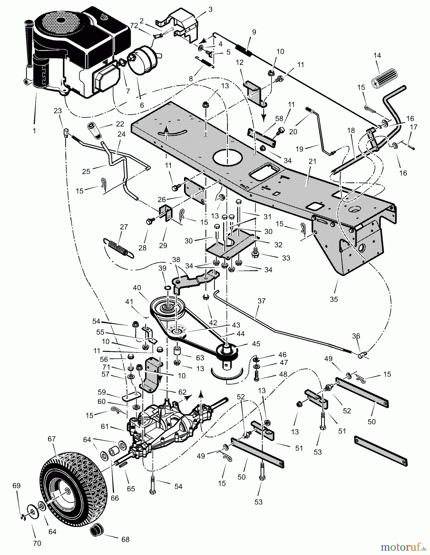 Murray Reitermäher 309304x31B - Scotts 30