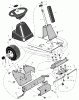 Murray 309304x8D - Scotts 30" Mid-Engine Rider (2002) (Home Depot) Ersatzteile Steering