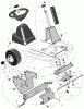 Murray 309306x89A - Yard King Performance 30" Mid-Engine Riders (2001) Ersatzteile Steering
