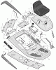 Murray 536.270282 - Craftsman 30" Mid-Engine Rider (2004) (Sears) Ersatzteile Chassis & Hood