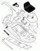 Murray 536.270301 - Craftsman 30" Mid-Engine Rider (2005) (Sears) Ersatzteile Chassis & Hood