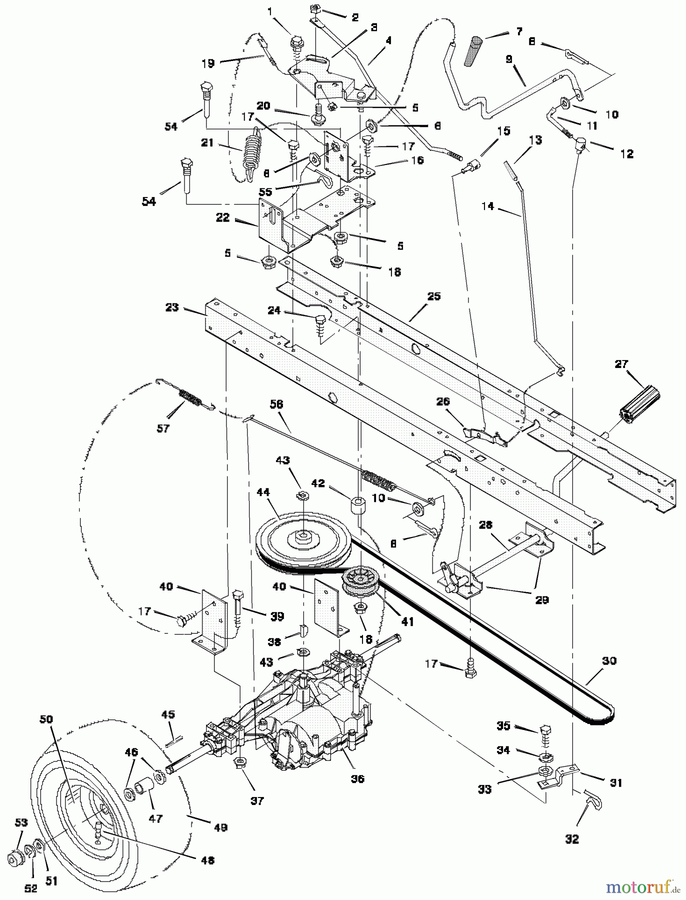  Murray Rasen- und Gartentraktoren 38500x92A - B&S/Murray 38