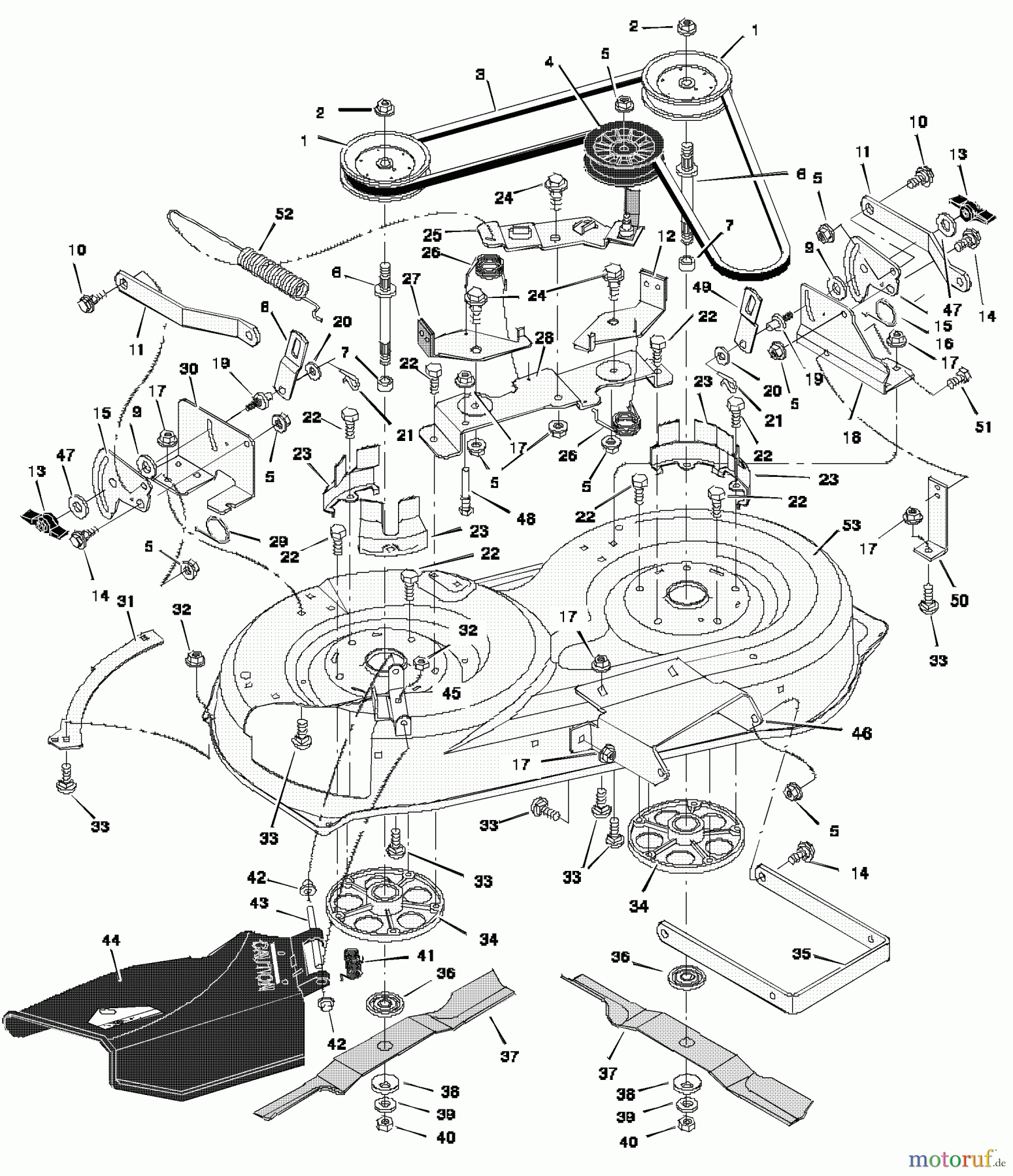 Murray Rasen- und Gartentraktoren 38500x92A - B&S/Murray 38