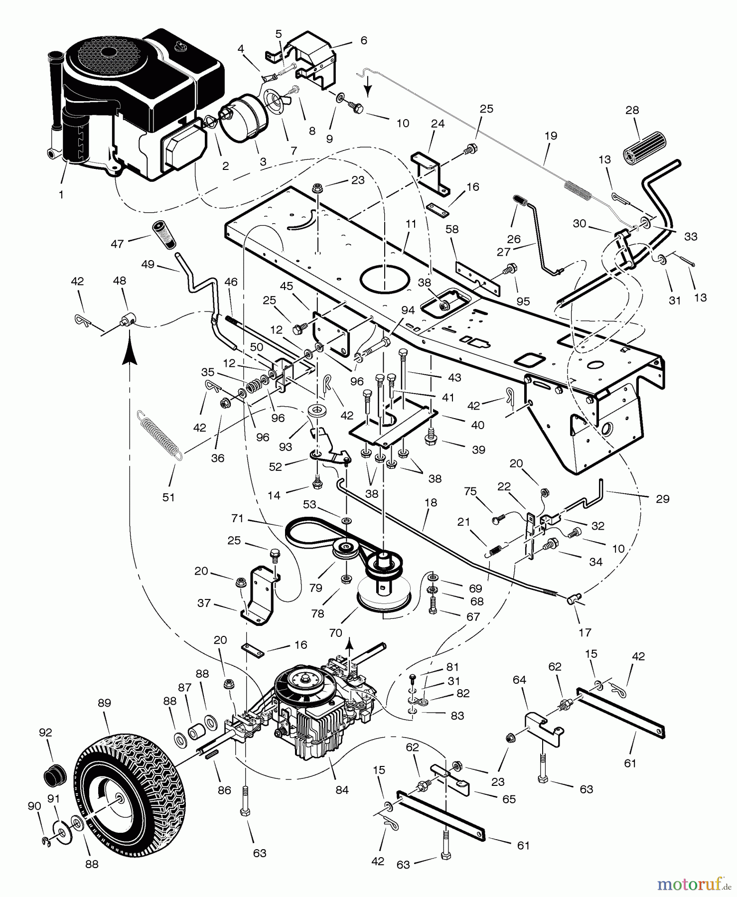 Murray Reitermäher C950-60405-1 - Craftsman 30