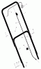 Murray 201010x30NA - 20" Walk-Behind Mower (2003) Ersatzteile Handle Assembly