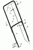 Murray 20101A - 20" Walk-Behind Mower (1997) Ersatzteile Handle Assembly