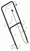 Murray 20101x194C - B&S/ 20" Walk-Behind Mower (2000) (Walmart) Ersatzteile Handle Assembly
