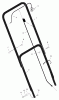 Murray 20101x31B - Scotts 20" Walk-Behind Mower (2000) (Home Depot) Ersatzteile Handle Assembly