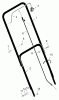 Murray 20102x92A - B&S/ 20" Walk-Behind Mower (1999) (Walmart) Ersatzteile Handle Assembly