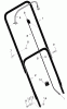 Murray 201030x24A - B&S/ 20" Walk-Behind Mower (2005) (Meijer) Ersatzteile Handle Assembly