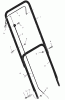 Murray 20103x25A - B&S/ 20" Walk-Behind Mower (1997) (Marchands) Ersatzteile Handle Assembly