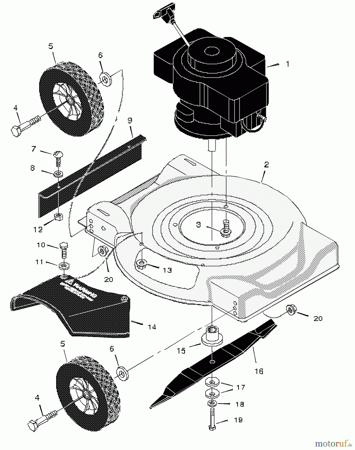 Murray Rasenmäher 20103x25A - B&S/Murray 20