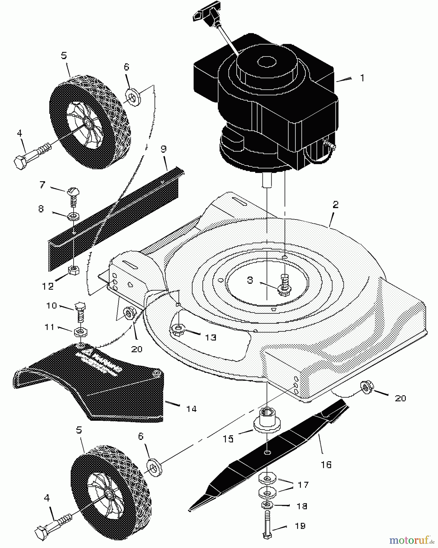 Murray Rasenmäher 20103x35A - B&S/Murray 20