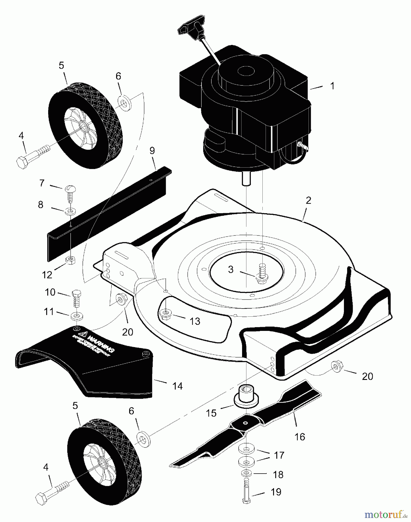 Murray Rasenmäher 20104A - Murray 20