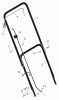 Murray 20104x199A - B&S/ 20" Walk-Behind Mower (2000) (AAFES) Ersatzteile Handle Assembly