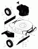 Murray 20104x99A - B&S/ 20" Walk-Behind Mower (1998) (AAFES) Ersatzteile Handle Assembly