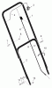 Murray 20111x192A - B&S/ 20" Walk-Behind Mower (2000) (Walmart) Ersatzteile Handle Assembly