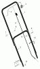 Murray 20111x92A - B&S/ 20" Walk-Behind Mower (2000) (Walmart) Ersatzteile Handle Assembly