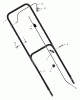 Murray 202010x92A - B&S/ 20" Walk-Behind Mower (2002) (Walmart) Ersatzteile Handle Assembly