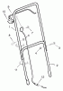 Murray 20223x30A - 20" Walk-Behind Mower (1996) Ersatzteile Handle Assembly