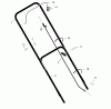 Murray 20405C - 20" Walk-Behind Mower (1999) Ersatzteile Handle Assembly