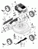 Murray 20407Ax4A - 20" Walk-Behind Mower (1997) Ersatzteile Mower Housing Assembly