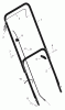 Murray 20407D - 20" Walk-Behind Mower (2000) Ersatzteile Handle Assembly