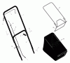 Murray 20407x30A - 20" Walk-Behind Mower (1999) Ersatzteile Handle And Bag Assembly
