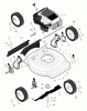 Murray 20415x31A - Scotts 20" Walk-Behind Mower (2000) (Home Depot) Ersatzteile Mower Housing Assembly