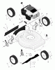Murray 20415x31C - Scotts 20" Walk-Behind Mower (2001) (Home Depot) Ersatzteile Mower Housing Assembly