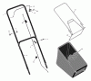Murray 20415x31D - Scotts 20" Walk-Behind Mower (2002) (Home Depot) Ersatzteile Handle And Bag Assembly
