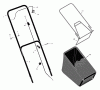 Murray 204210x30A - 20" Walk-Behind Mower (2003) Ersatzteile Handle & Bag Assembly