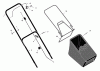 Murray 204210x8C - Scotts 20" Walk-Behind Mower (2004) (Home Depot) Ersatzteile Handle And Bag Assembly
