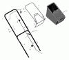 Murray 204210x92A - B&S/ 20" Walk-Behind Mower (2003) (Walmart) Ersatzteile Handle And Bag Assembly