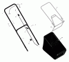 Murray 204211x31A - Scotts 20" Walk-Behind Mower (2005) (Home Depot) Ersatzteile Handle & Bag Assembly