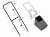 Murray 204211x99A - B&S/ 20" Walk-Behind Mower (2004) (AAFES) Ersatzteile Handle & Bag Assembly