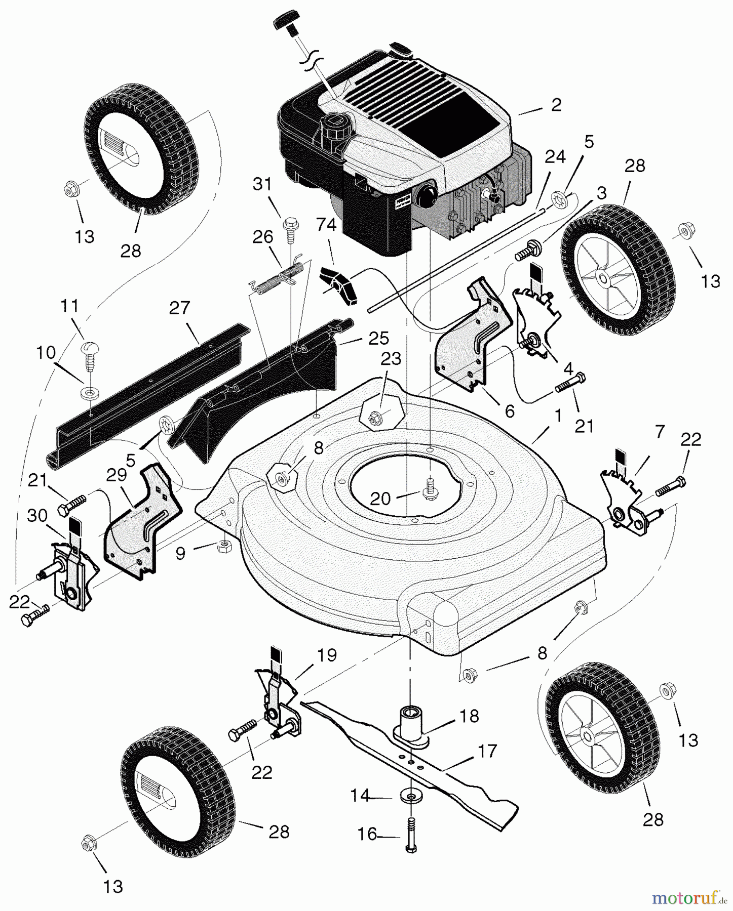  Murray Rasenmäher 204211x99B - B&S/Murray 20