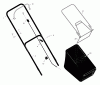 Murray 204212x194A - B&S/ 20" Walk-Behind Mower (2005) (Walmart) Ersatzteile Handle & Bag Assembly