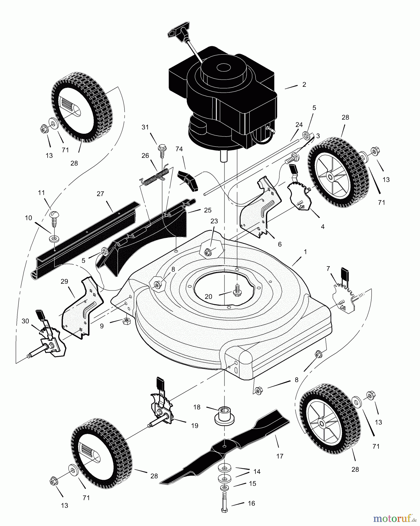  Murray Rasenmäher 204230x192A - B&S/Murray 20