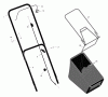 Murray 20455x30E - 20" Walk-Behind Mower (2003) Ersatzteile Handle & Bag Assembly
