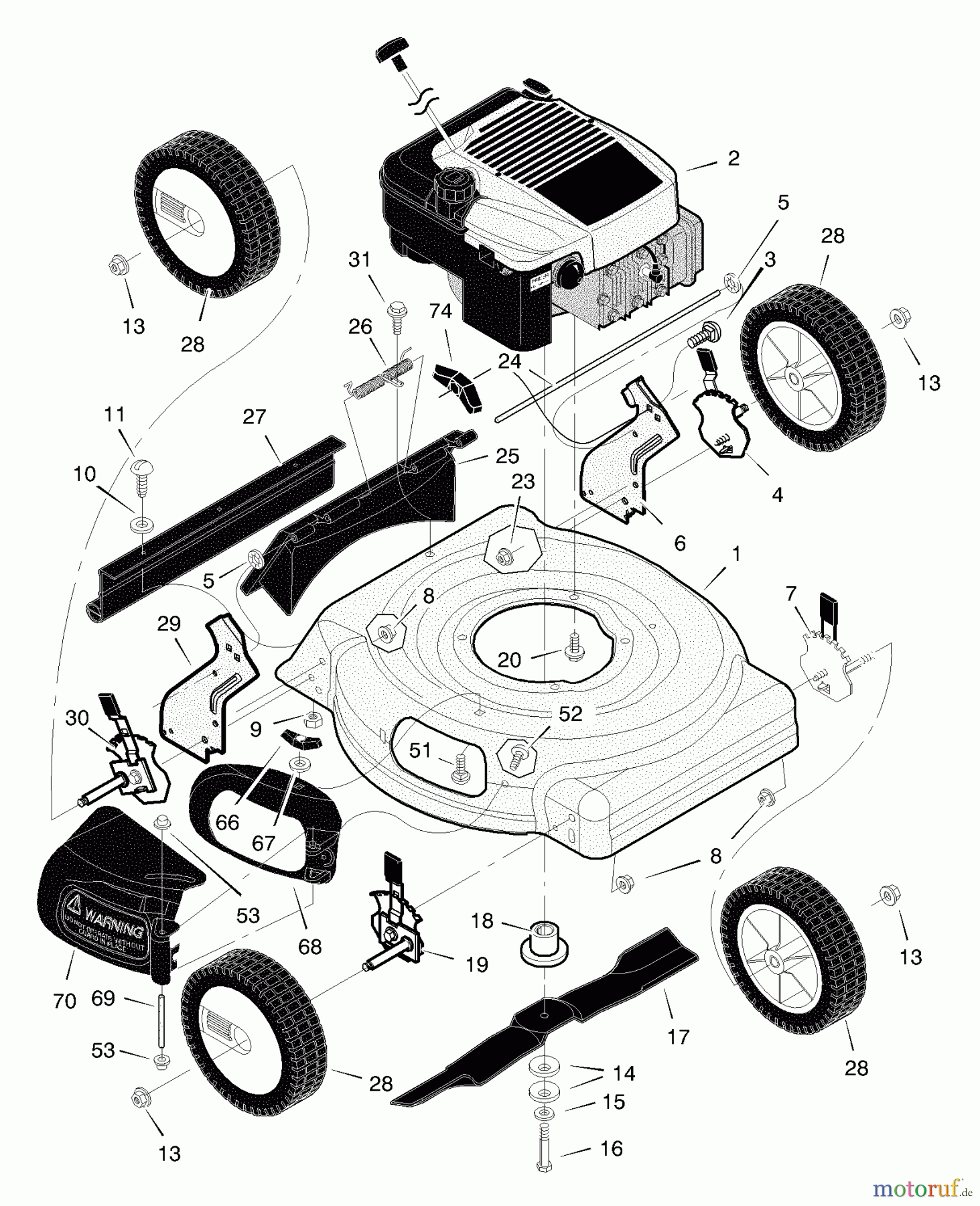 Murray Rasenmäher 20455x30E - Murray 20