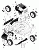 Murray 20456x8B - Scotts 20" Walk-Behind Mower (1998) (Home Depot) Ersatzteile Mower Housing Assembly