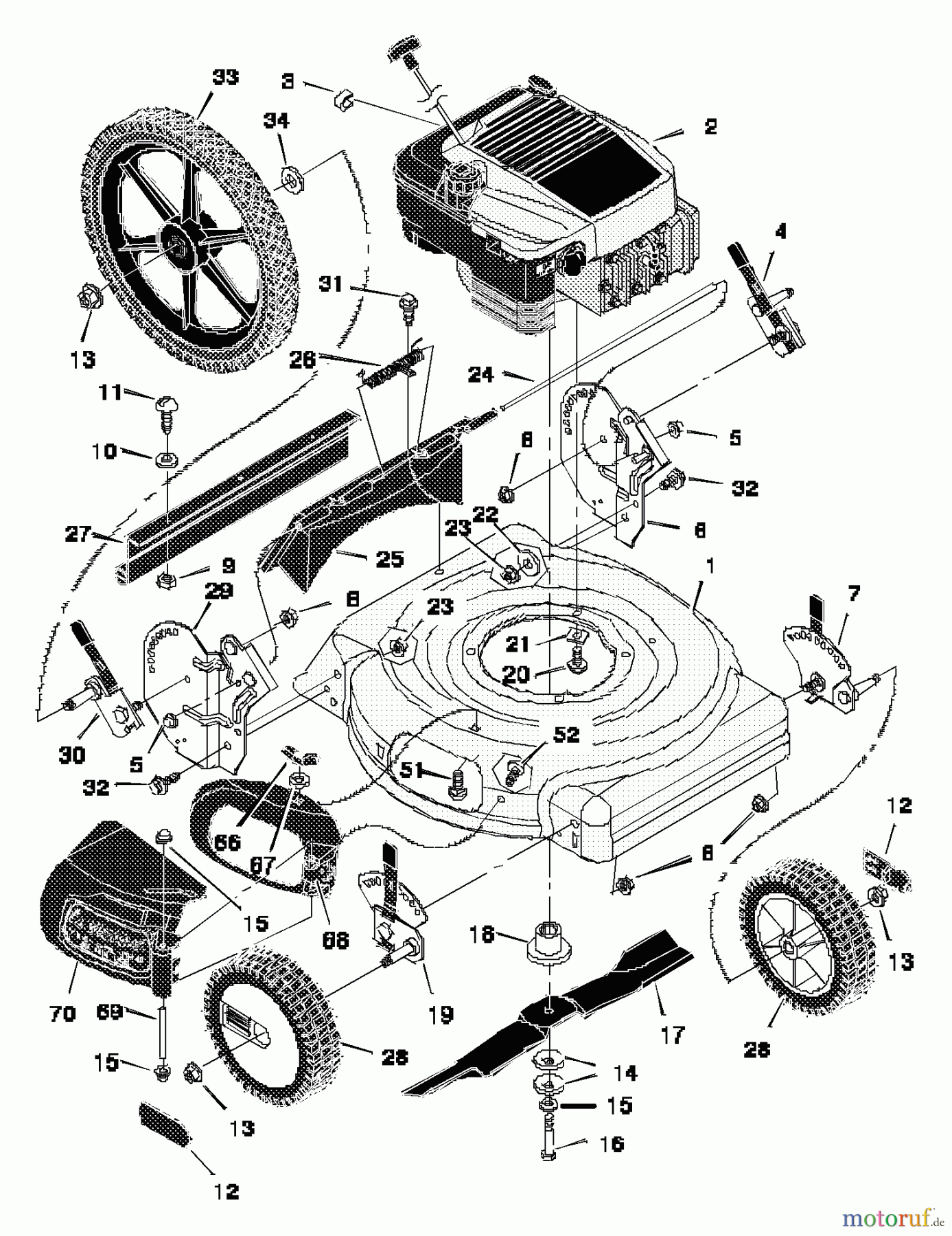 Murray Rasenmäher 20505x92A - B&S/Murray 20