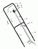 Murray 20505x62A - B&S/ 20" Walk-Behind Mower (1997) (Home Base) Ersatzteile Handle Assembly