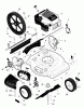 Murray 20506x8A - Scotts 20" Walk-Behind Mower (1998) (Home Depot) Ersatzteile Mower Housing Assembly
