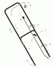 Murray 20515x8B - Scotts 20" Walk-Behind Mower (2000) (Home Depot) Ersatzteile Handle Assembly